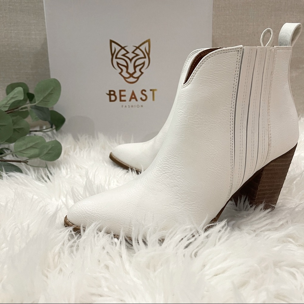 Jackie Booties White